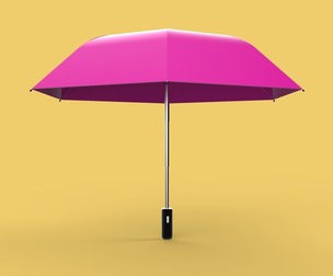 STANDARD PINK UMBRELLA FOLDING UMBRELLA AUTO OPEN CLOSE