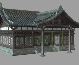 PBR Ancient houses Ancient houses Civil houses Ancient buildings Co