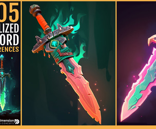 505 Stylized sword