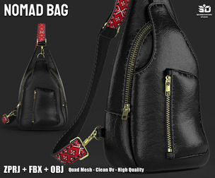 NomadBag High-Quality 3D Bag Model