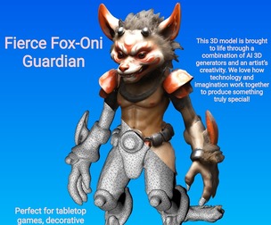 Fierce Fox-Oni Guardian