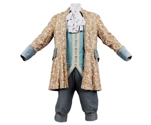 Flower Decorated Historic Costume