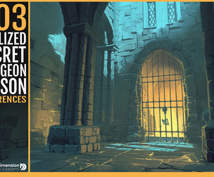 303 Stylized Secret Dungeon Prison