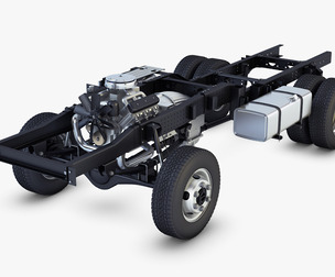 Truck Chassis 4x4 v 1 3D Model