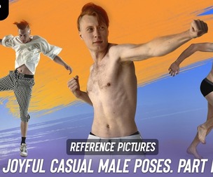 790+ Joyful Casual Male Poses Pt. I