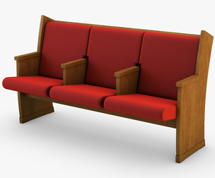 Galil Chair Red 3D Model