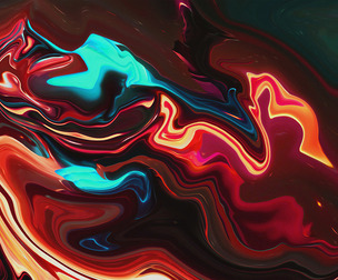 FLUID ART: "Violence" | Abstract Background
