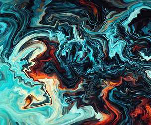 FLUID ART: "Bravery" | Abstract Background