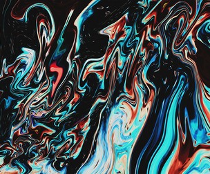 FLUID ART: "Existence" | Abstract Backgroud