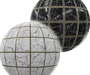 FB2 Marble Floor Tile stone | 4K | PBR | 2MAT