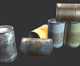 Rusty Old Food Cans