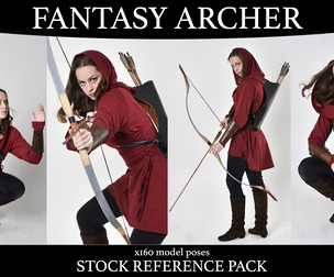Fantasy archery adventure - Stock model reference pack