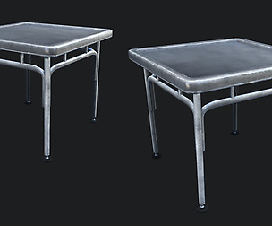 Small Industrial Steel Table