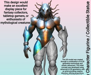 Aquatic Guardian - Iridescent Warrior