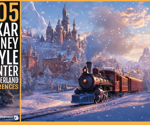 505 Pixar & Disney Style Winter Wonderland