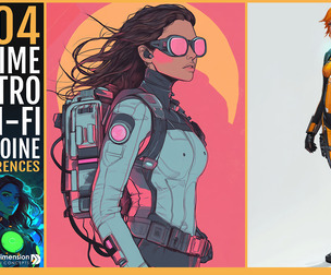 404 Anime Retro Sci-Fi Heroine