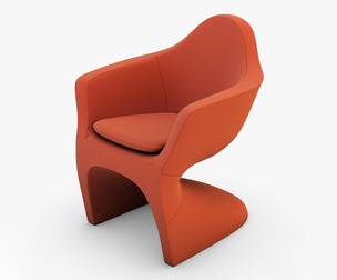 Lotem Chair Bittersweet 3D Model