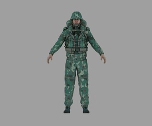 PBR Soldiers of the People's Liberation Army PLA Soldiers T