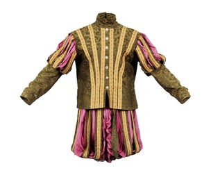 Triangle Decorated Historic Costume