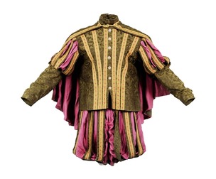 Triangle Decorated Historic Costume Cape