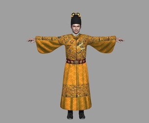 PBR Ming Emperor Emperor Dragon Robe Emperor Yishang