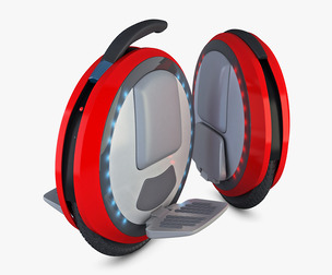 Ninebot One red 3D Model