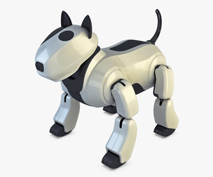 Genibo Robot Dog White 3D Model