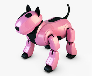 Genibo Robot Dog Pink 3D Model
