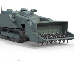 Uran 6 Mine Clearing Robot
