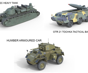 5 Military Vehicles Collection V29