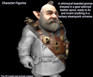 Steampunk Gnome Tinkerer
