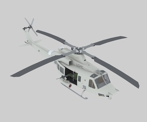 UH1Y Venom Helicopter Gunship United States Marine Corp