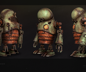 Mechanical Robot Romix 1944, 3D Model