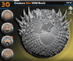 Creature Skin VDM Brush Vol 16