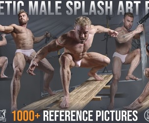 1000+ Athletic Male Splash Art Poses
