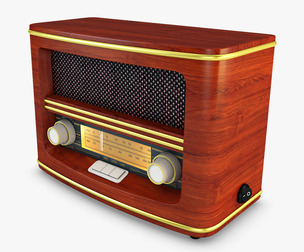 Retro Radio Auna Belle 3D Model