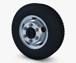 Truck Wheel v 1 3D Model