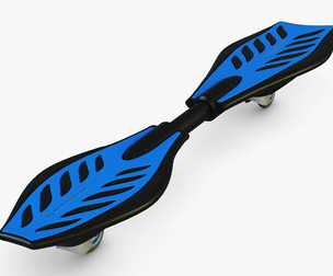 Razor RipStik Classic blue v 1 Mid Poly 3D Model