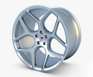 Vossen CG 205 19 Wheel Silver 3D Model