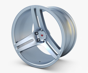 Vossen VPS-317 19 Wheel Silver 3D Model
