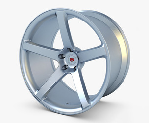 Vossen VPS-303 19 Wheel Silver 3D Model