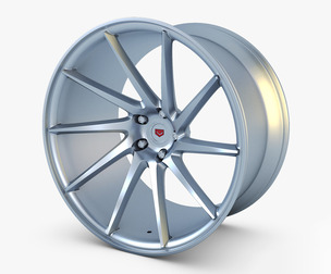 Vossen VPS-310T 19 Wheel Silver 3D Model