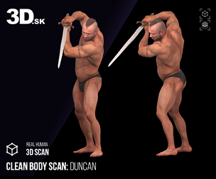 Clean Body 3D Scan | Duncan Sword