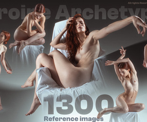 Heroine Archetypes Reference Pack-Elegant and Fierce Poses 1300+
