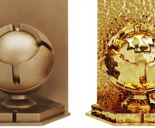 Brass Metal Pack x5 Corona material