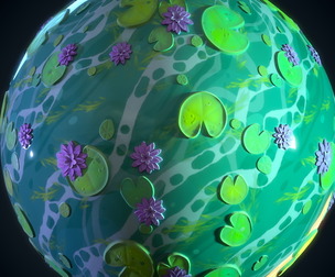 Water (Stylized) - Vol 02 - SBS & SBsar & Maps