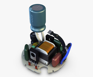 Circuit Board v 1 3D Model