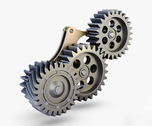 Gear Mechanism v 5 3D Model