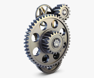 Gear Mechanism v 4 3D Model