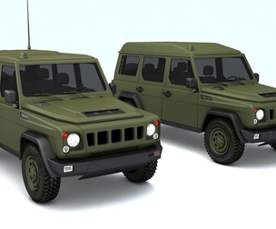 Baic BJ80 military version and military version